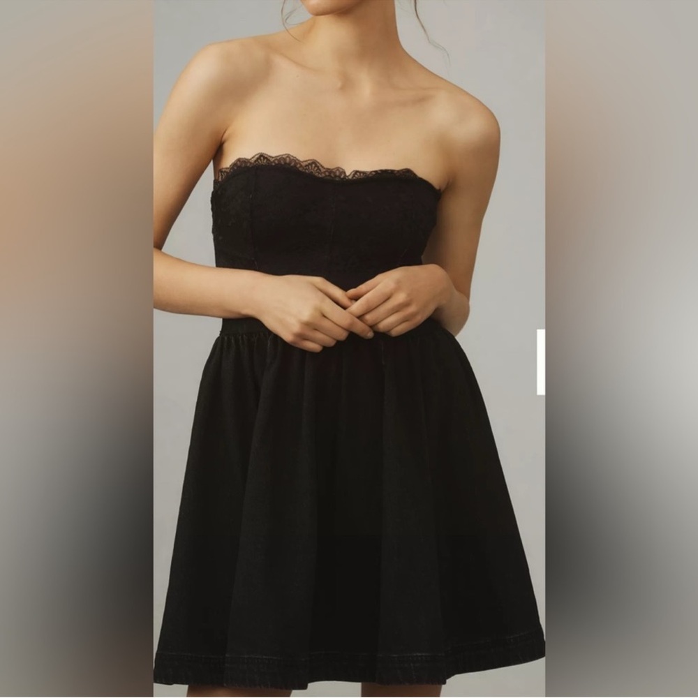 Pilcro Strapless Lace Tull dress - Picture 13 of 13